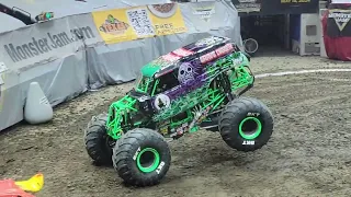 Monster Jam Columbus 2024 Grave Digger Winning freestyle