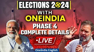 Lok Sabha Poll Phase 4 LIVE: Polling for Phase 4 ends | Key highlights of the day | Oneindia