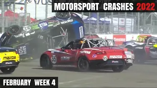 Motorsport Crashes 2022 February Week 4