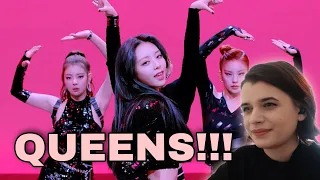 REACTION to ITZY (있지) - "마.피.아. IN THE MORNING" Relay Dance & Studio Choom Performance [BE ORIGINAL]
