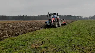 Belarus 1221.2 Agro Masz PO4 cieżka orka w glinie.