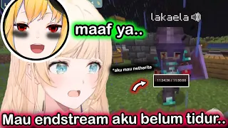 Iroha Ketika Pengen Nyari Netherite Bareng Kaela Tapi Mau Endstream Belum Tidur..