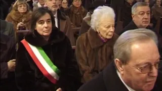 Voce d'angelo è tornata in cielo, il funerale di Renata Tebaldi, Langhirano 23 dicembre 2004