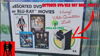 Dollar Tree Horror Movie DVD and Blu Ray Haul October part 2 2020