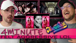 THROWBACK THURSDAY (EP 9) - 4MINUTE - Hot Issue | Volume Up | HATE (REACTION)