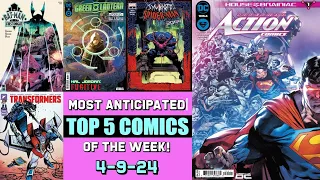 Top 5 Most Anticipated New Comic Books | 4-9-24