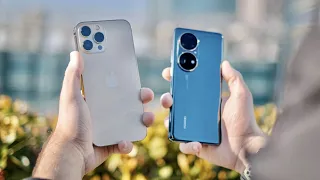 iPhone 13 Pro Max vs Huawei P50 Pro KAMERA TESTİ - Siz Seçtiniz