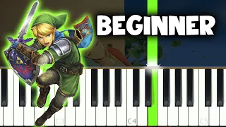 Zelda : Ocarina of Time - Zelda's Lullaby - VERY EASY Piano tutorial