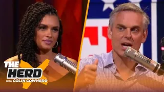 Colin Cowherd and Joy Taylor play word association with NFL team logos | THE HERD