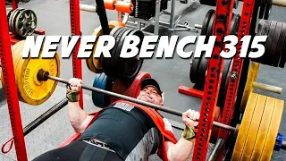 Why SOME Lifters Will NEVER Bench Press 315