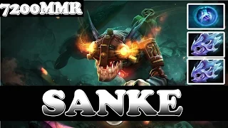 Dota 2 - SANKE 7200 MMR Plays Slark Vol 3 - Ranked Match Gameplay