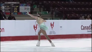 2023 Canadian Tire National Skating Championships. Junior Women FP. Rose Theroux