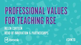 Professional Values in Teaching RSE