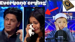 Sharukh Khan and other Crying for beautiful sound of a Muslim child  ماشاءالله