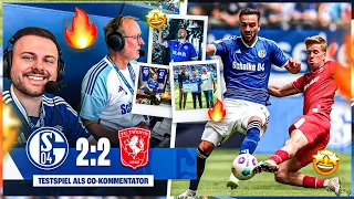 Auf dem RASEN + KOMMENTATOR 😍💙 Schalke vs Twente STADION VLOG 🔥