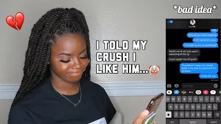 TELLING MY CRUSH I LIKE HIM🤡..........*GONE WRONG* (He laughed💔)