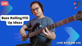 Bass Rolling/Fill Up Ideas | Nepali Bass Guitar Lesson Live Stream 145
