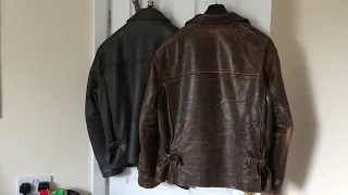 Indy jacket Leather Comparison.