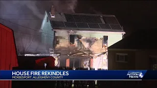 House fire rekindles in McKeesport