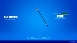 I BOUGHT THE DRIVER PICKAXE IN FORTNITE (AND GAMEPLAY)