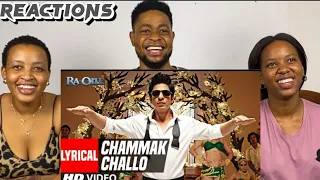 African Friends Reacts To Lyrical: Chammak Challo | Ra One | ShahRukhKhan | Kareena Kapoor