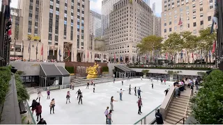 Times Square To Rockefeller Center Ice Skating Rink