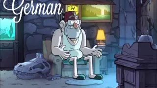Gravity falls - Stan watching "The Duchess Approves" (multilanguage)