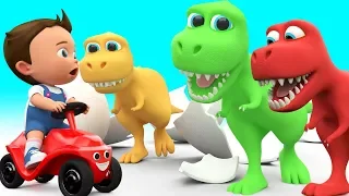 Cartoon Dinosaurs T Rex 3D Baby Fun Learning Colors for Children with Dinosaurs Kids Toddler Edu