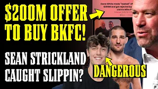 Dana White Made $200M offer to Acquire BKFC!?!? Sean Strickland sets up DEATH MATCH w/ Bryce Hall!