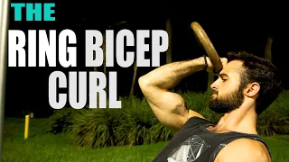 Build LARGE Biceps with Gymnastic Rings | How to RING BICEP CURL