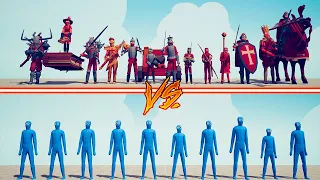 RANDOM TEAM vs MEGA MEDIEVAL TEAM - Totally Accurate Battle Simulator | TABS