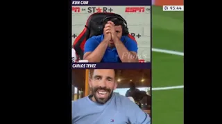 Agüero y Tévez / Real Madrid 3 - Manchester City 1