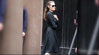 Angelina Jolie travaille sur le plateau de Unbroken à Sydney