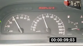 Renault Laguna 1.9 DTI 0-100 Acceleration