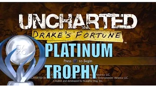 Uncharted 1: Drake's Fortune Platinum Trophy (14th Platinum)