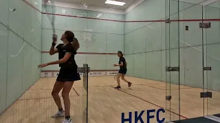 Rieko Ohshima def. Jessica Ng, Hong Kong Squash Masters, May 2024