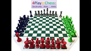 4PlayerChess (Четверные немецкие шахматы) на Chess.com| Правила и объяснение