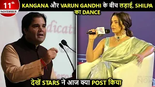 Kangana INSULTS Varun Gandhi's Tweet, Shilpa Dances On Ranveer's Tattad Tattad | Best Post By Stars