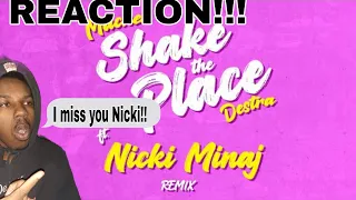 NICKI WE TRUST!!!| Machel Montano x Destra - Shake the Place Remix ft. Nicki Minaj (REACTION!!)