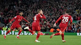 Jordan Henderson amazing goal for Liverpool 3-2 AC Milan Champions League