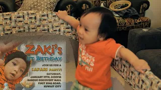 Zaki's 1st Birthday