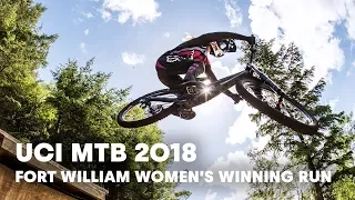 Who won the women’s downhill final at Fort William? | UCI MTB 2018