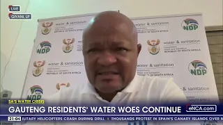 Gauteng residents' water woes continue