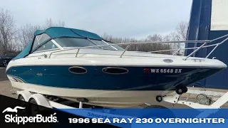 1996 Sea Ray 230 Overnighter Sport Boat Tour SkipperBud's