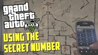 GTA 5 EASTER EGGS - USING THE SECRET PHONE NUMBER! (Mount Chiliad, Military Base & More!)