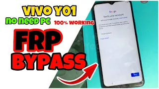 vivo Y01 frp bypass | android 12 no need pc 100% working