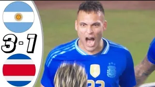 Argentina vs Costa Rica 3-1 full HD