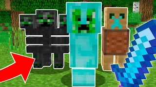 MINECRAFT pero EXISTEN CREEPERS DE CUALQUIER BLOQUE 😱😍 MINECRAFT es ALEATORIO