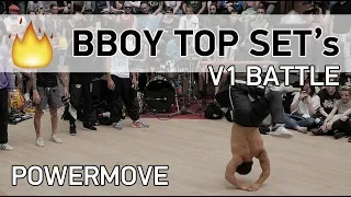 ⚡ BBOY TOP SETS | POWERMOVE | V1BATTLE - #bmvideo #bboytopsets