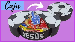 CAJA DE BALÓN DE FÚTBOL PARA REGALAR (DÍA DEL PADRE, ANIVERSARIO) | IVONNE E IVETTE